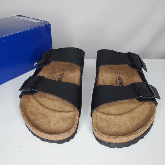 Birkenstock Men's Arizona BS Black Sandals NEW - Picture 3 of 5